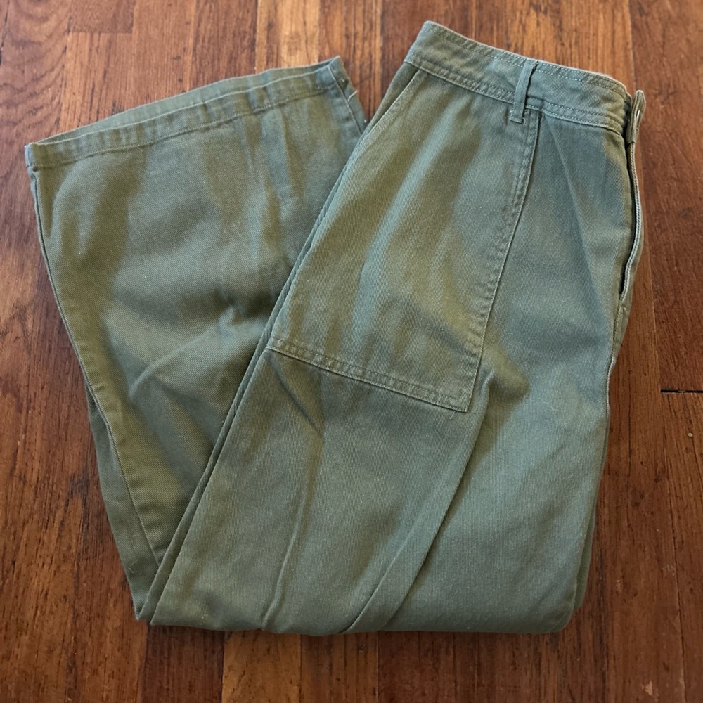 Who What Wear Olive Green Pants